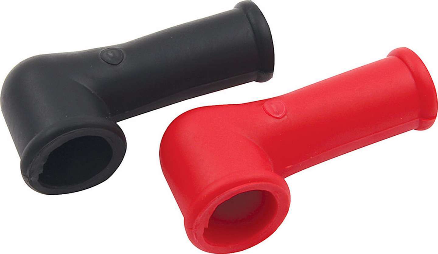Allstar Performance Battery Cable Boots/Terminal Covers Pr Black/Red 76154