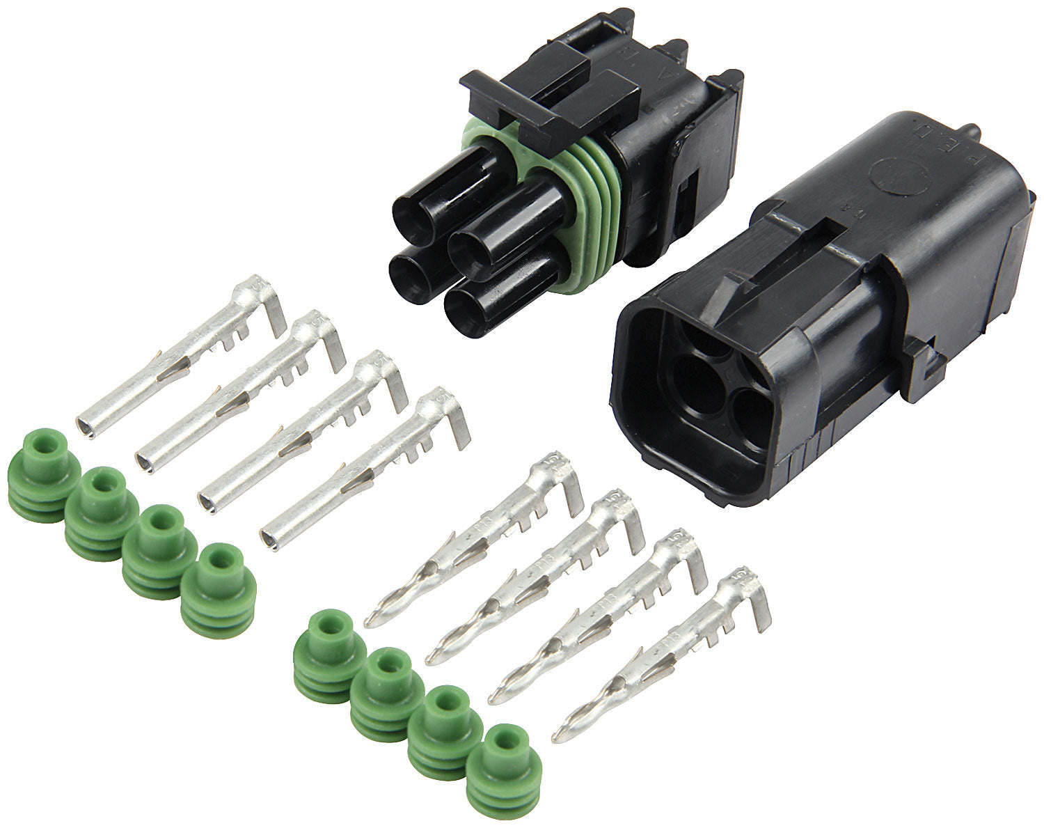 4-Wire Weather Pack Connector Kit Square – FCRC Machine