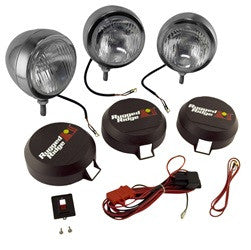 Rugged Ridge 5" HID Off Road Fog Light Kit 3 Light Off Road Jeep 15206.62