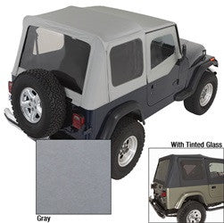 Rugged Ridge Charcoal Replacement Soft Top 1988-1995 Jeep Wrangler YJ W/Tinted Windows 13722.09