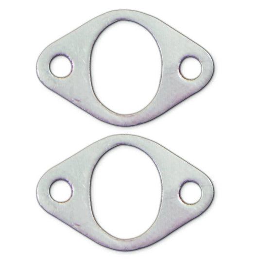 Remflex Exhaust Gaskets 2-Bolt 1 3/16" X 1 1/2" Oval Universal Flange/Collector Pair 8066