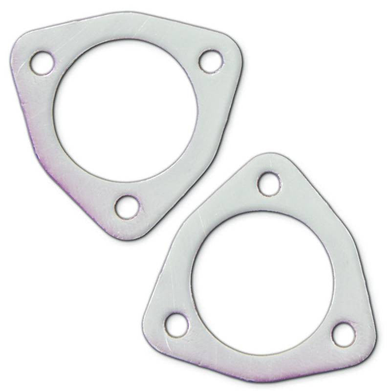 Remflex Exhaust Gaskets 3-Bolt 2 1/4" Pipe Universal Flange/Collector Pair 8027