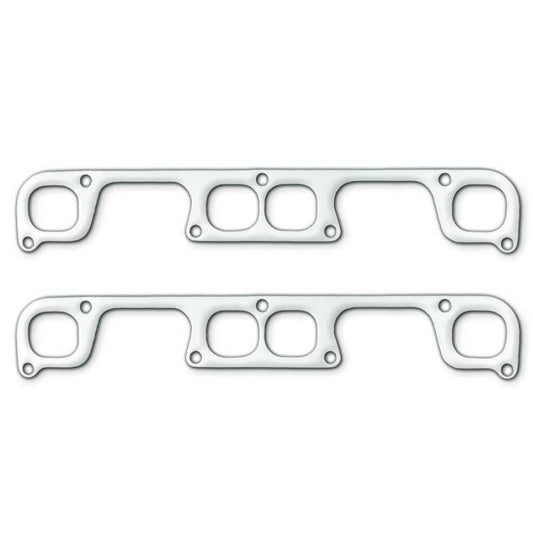 Remflex Exhaust Gaskets Chevy SB 18 Degree Stahl 7 Bolt Pattern 2055