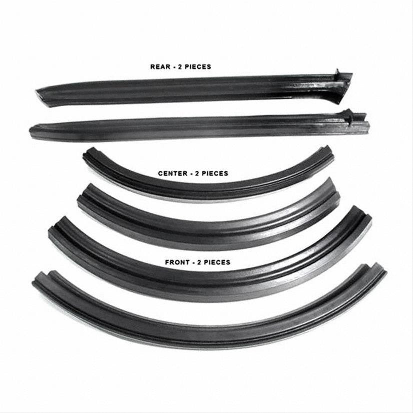 Metro Moulded SUPERsoft Roof Rail Seals 1962-1965 Dodge Plymouth Convertible RR 4500-B
