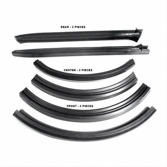 Metro Moulded SUPERsoft Roof Rail Seals 1962-1965 Dodge Plymouth Convertible RR 4500-B