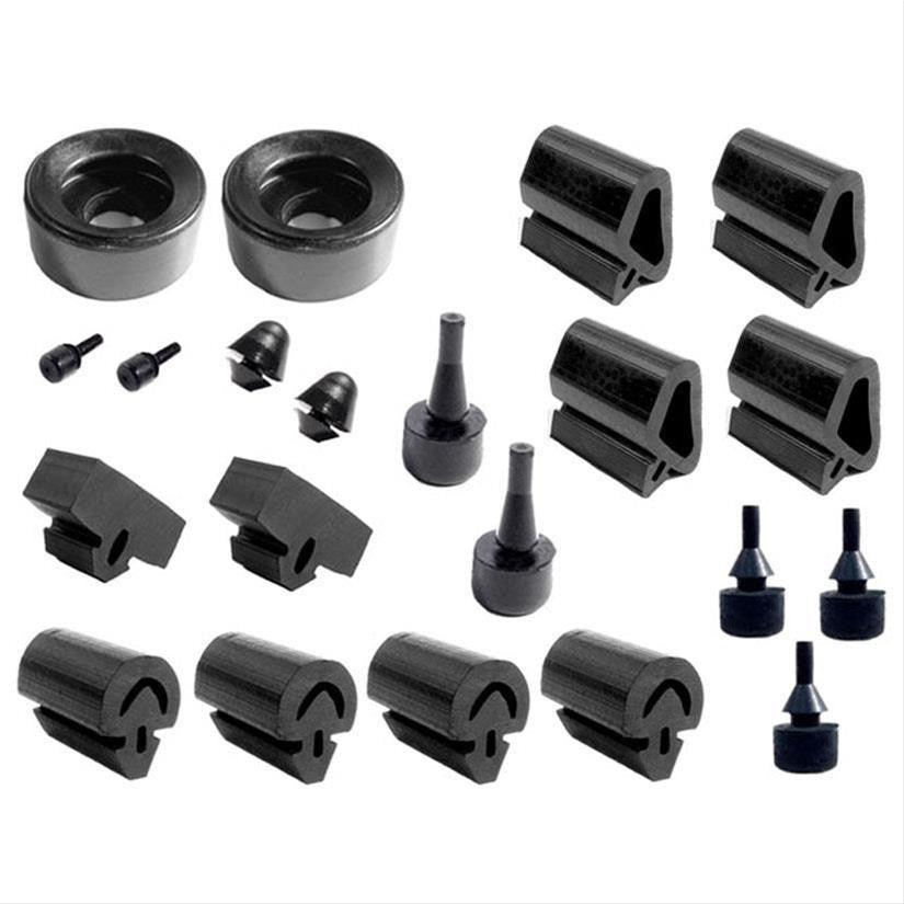 Metro Moulded Snap In Rubber Bumper Kit 1968-1970 Plymouth SBK 2321